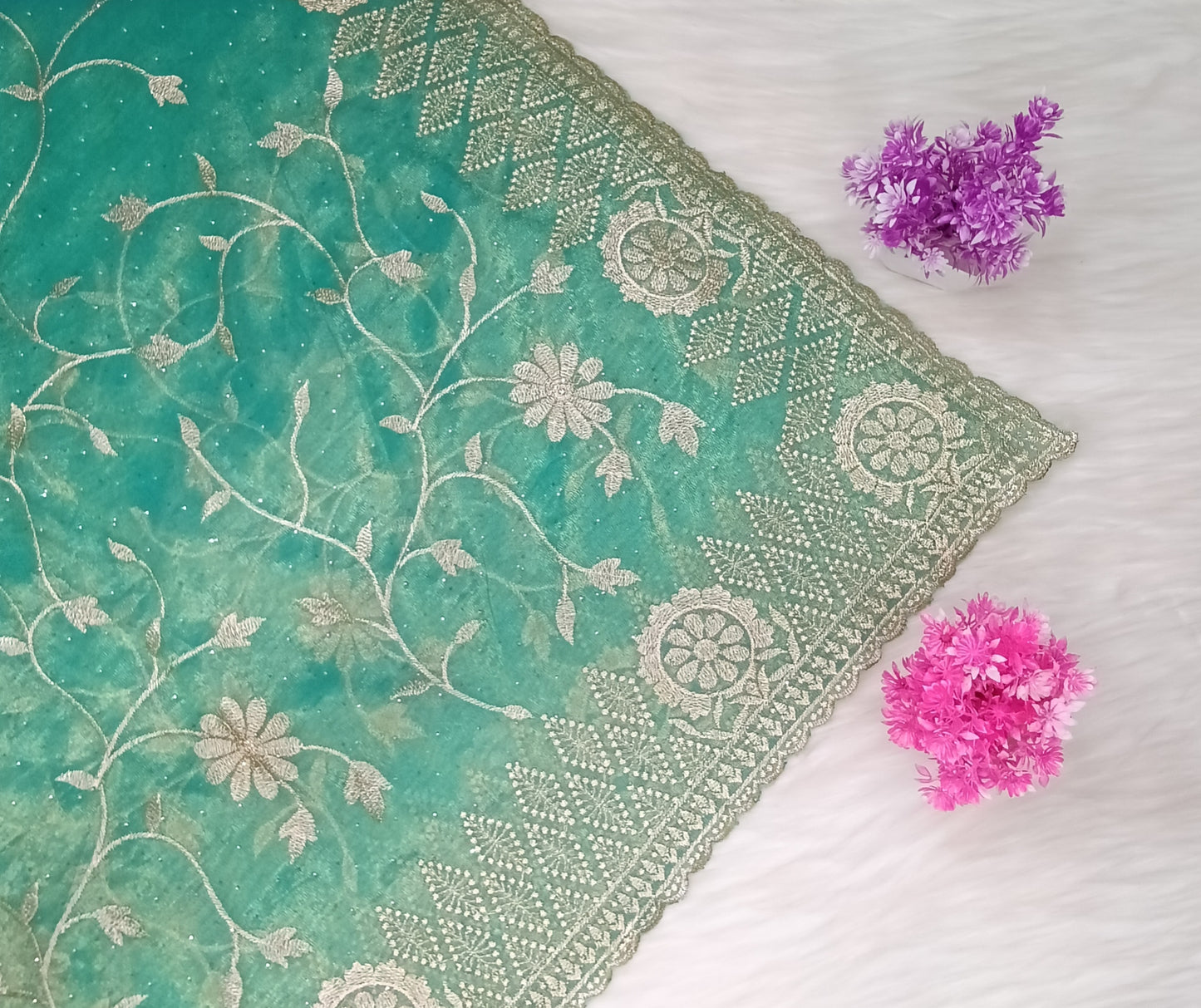 Fancy Work Saree | SSFW285