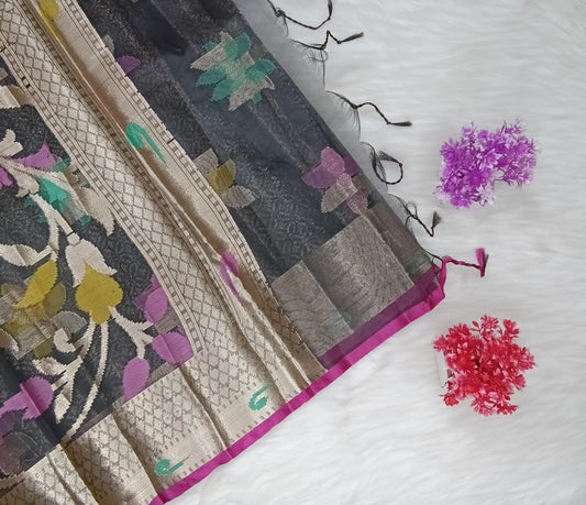 Organza Koto Fancy Saree | SSOK292