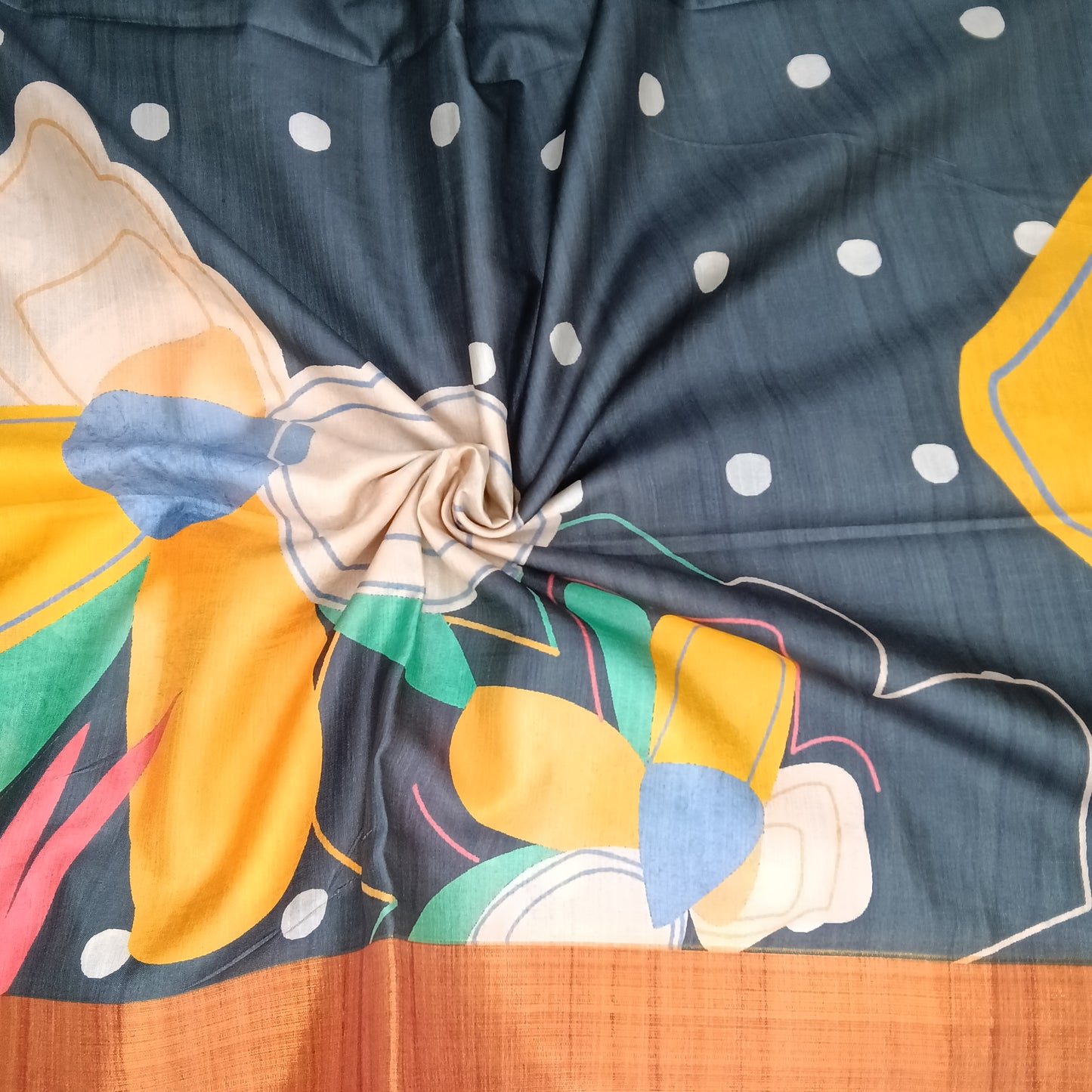 Linen Cotton Saree | SSLC301