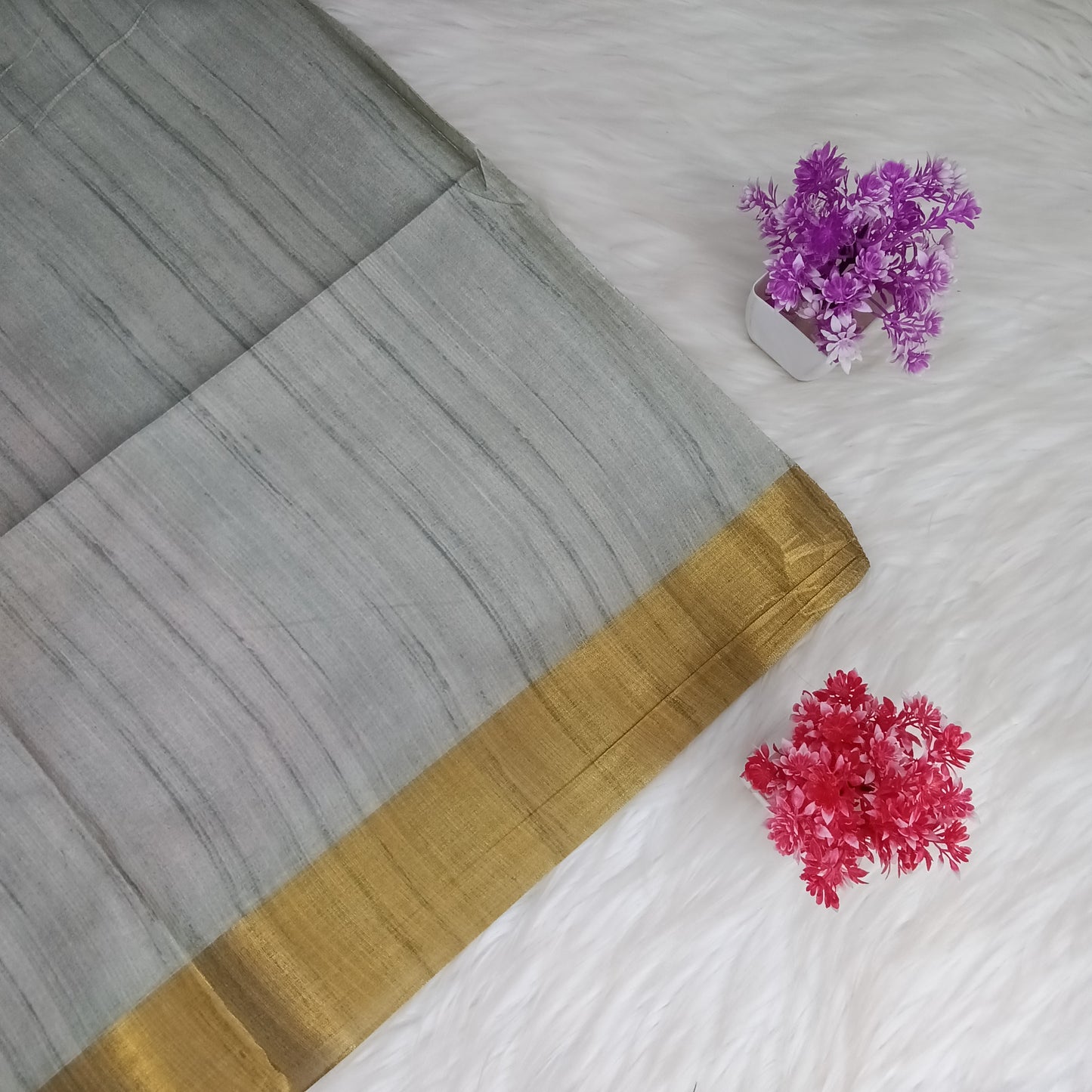 Linen Cotton Saree | SSLC301