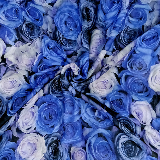 Georgette Floral Silk Saree | SSGF304