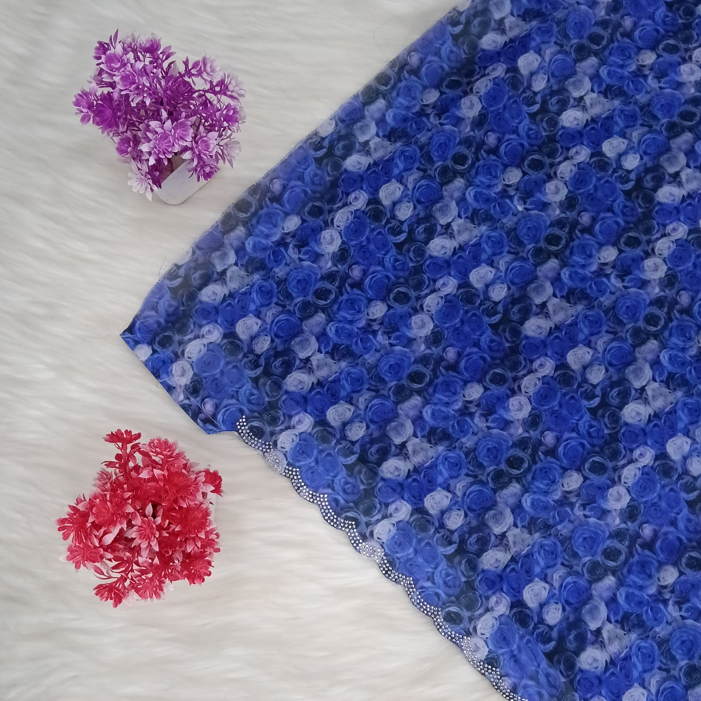 Georgette Floral Silk Saree | SSGF304