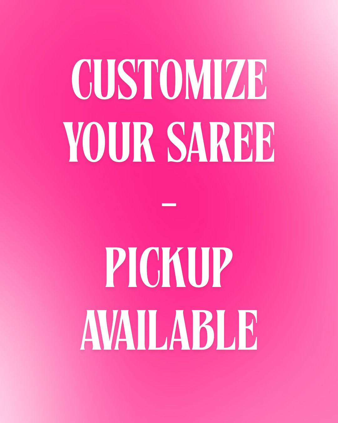 Customize Your Saree | SSS111