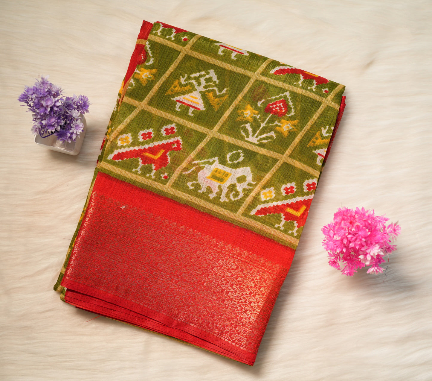 Ikkat Dola Saree | SSDS213