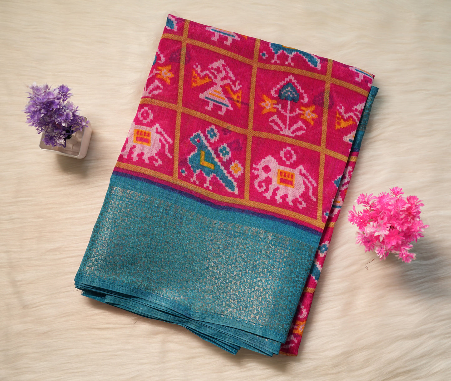 Ikkat Dola Saree | SSDS213
