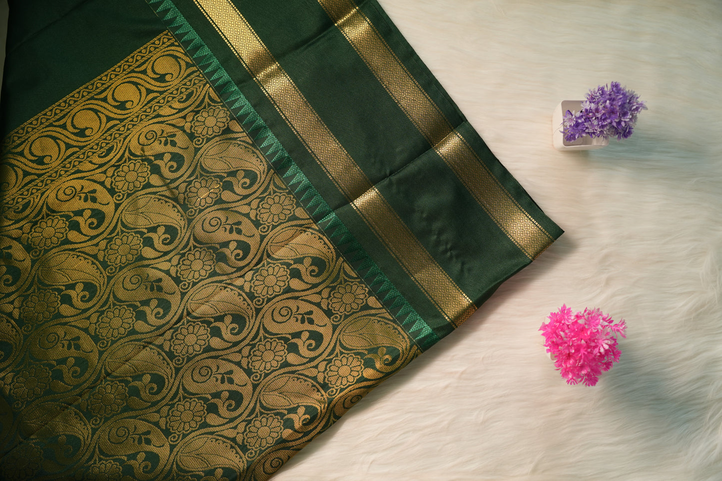Semi Gadwal Silk Saree | SSGS231
