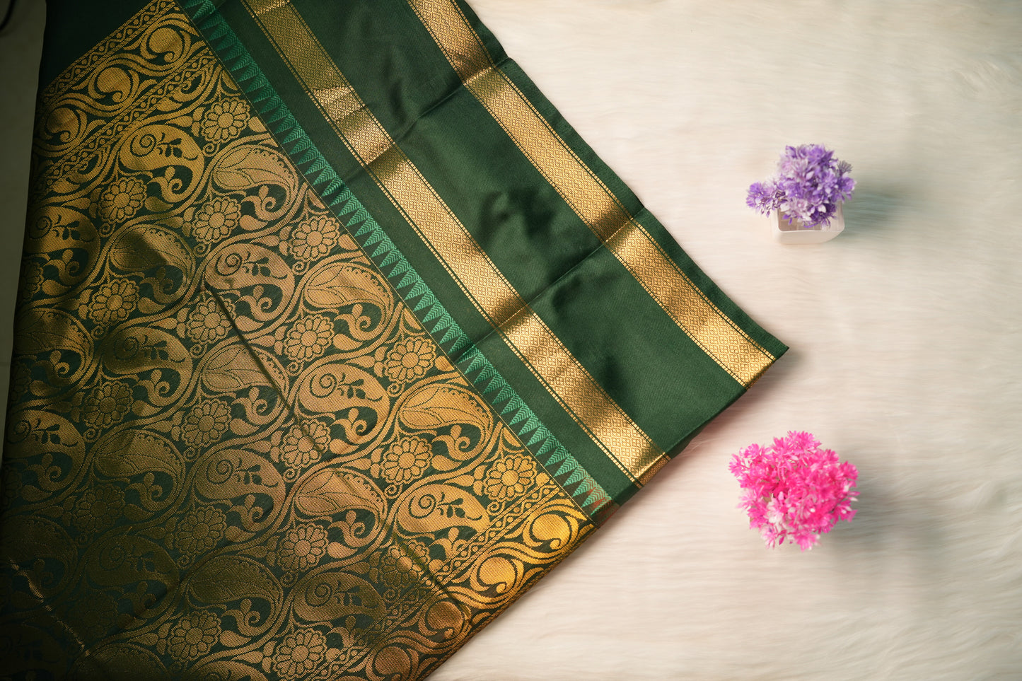 Semi Gadwal Silk Saree | SSGS231