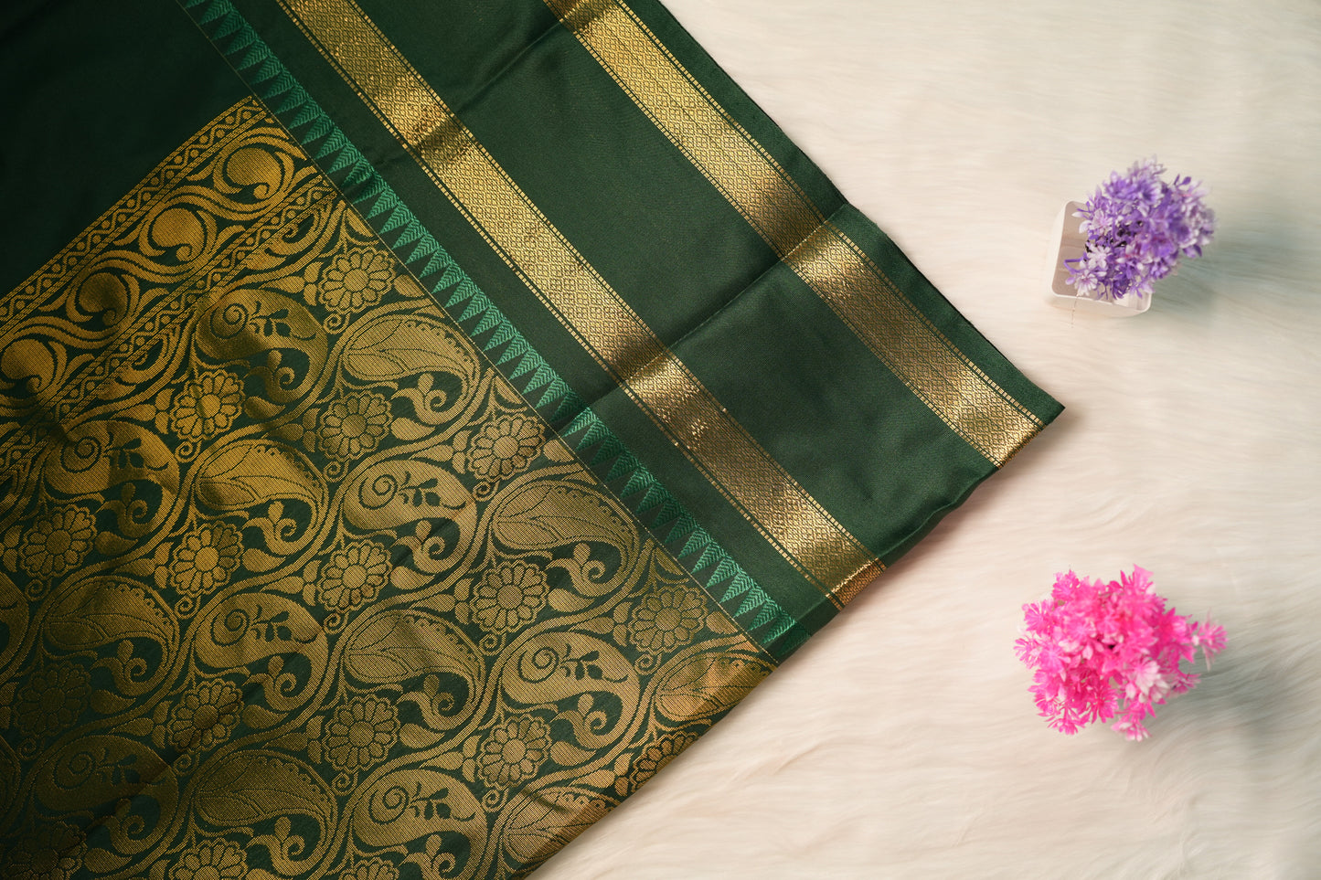 Semi Gadwal Silk Saree | SSGS231