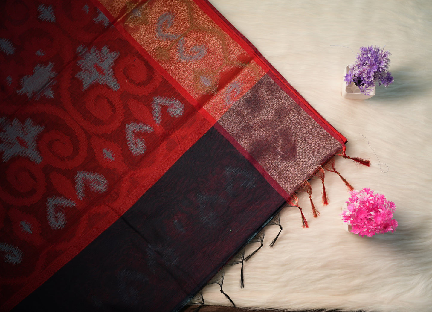 Cotton Ikkat Saree | SSCS233
