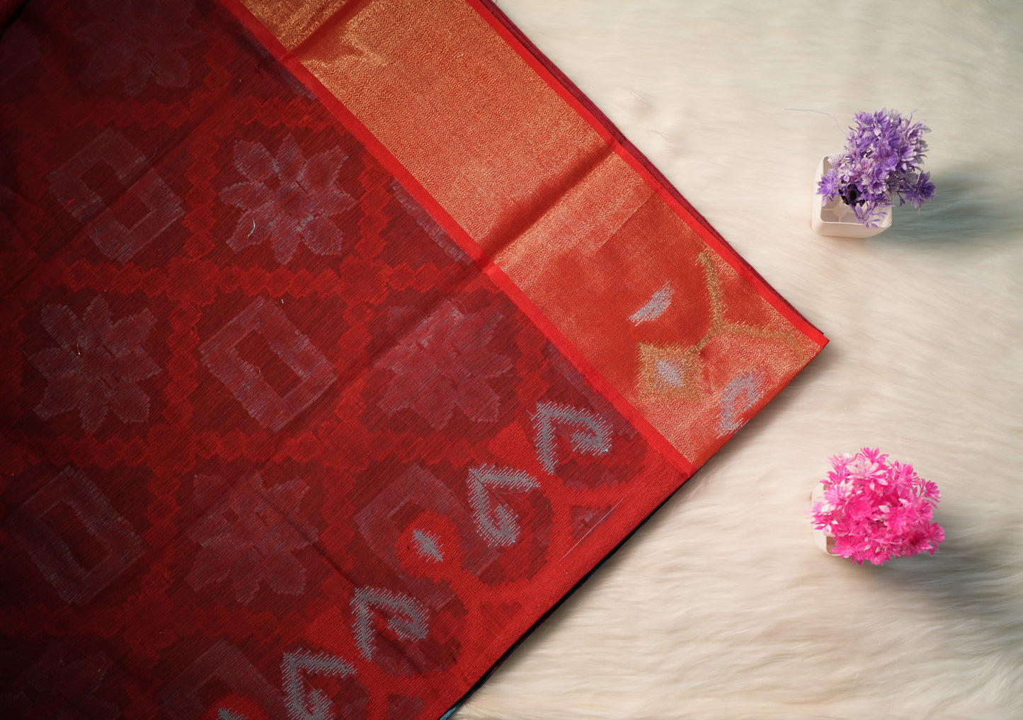 Cotton Ikkat Saree | SSCS233