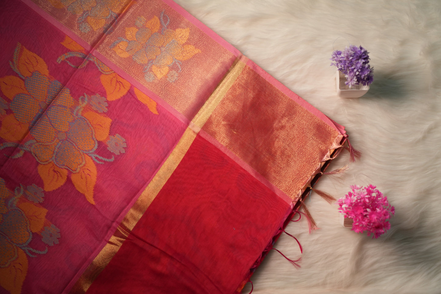 Cotton Ikkat Saree | SSCS233