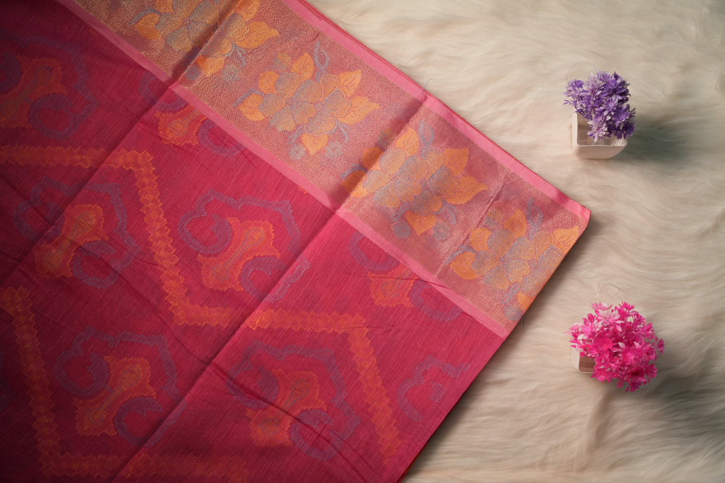 Cotton Ikkat Saree | SSCS233