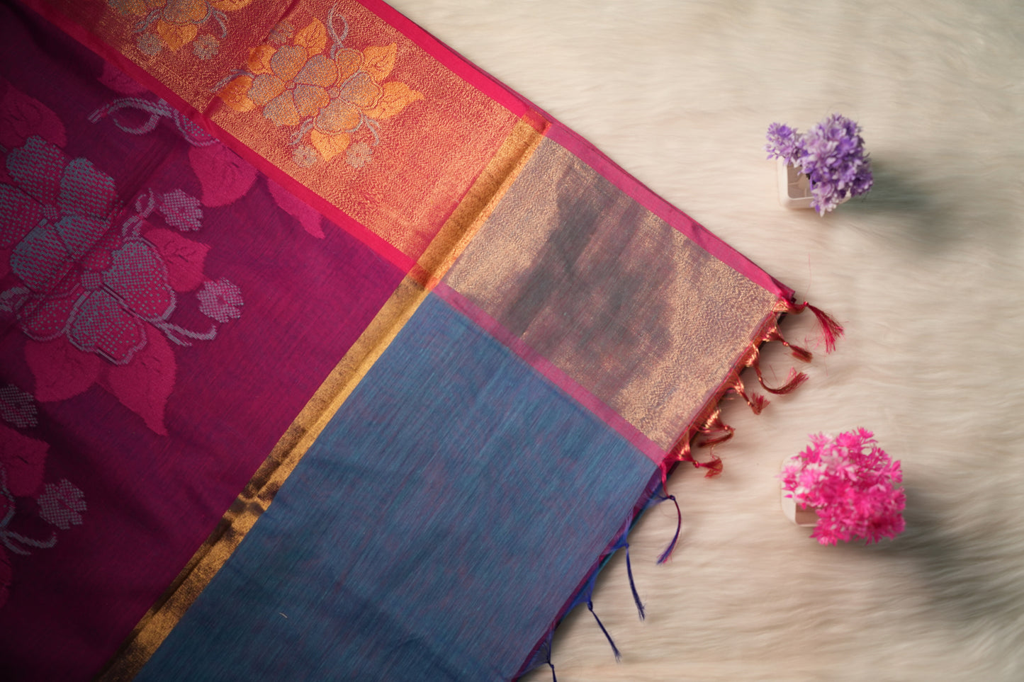 Cotton Ikkat Saree | SSCS233