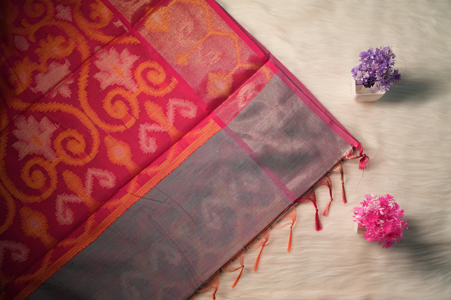 Cotton Ikkat Saree | SSCS233