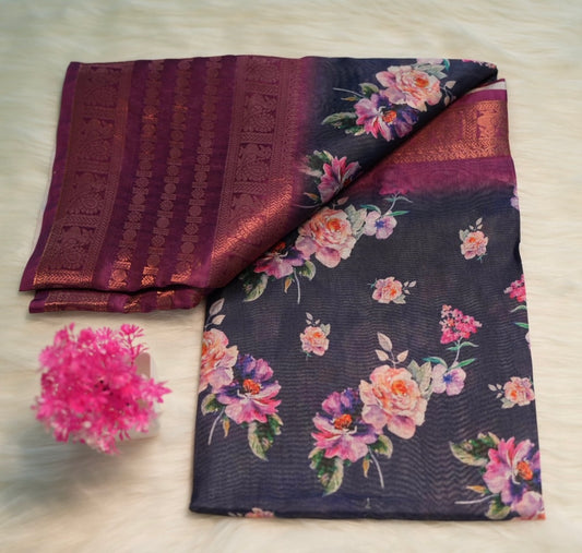 Digital Dola Saree | SSDS184