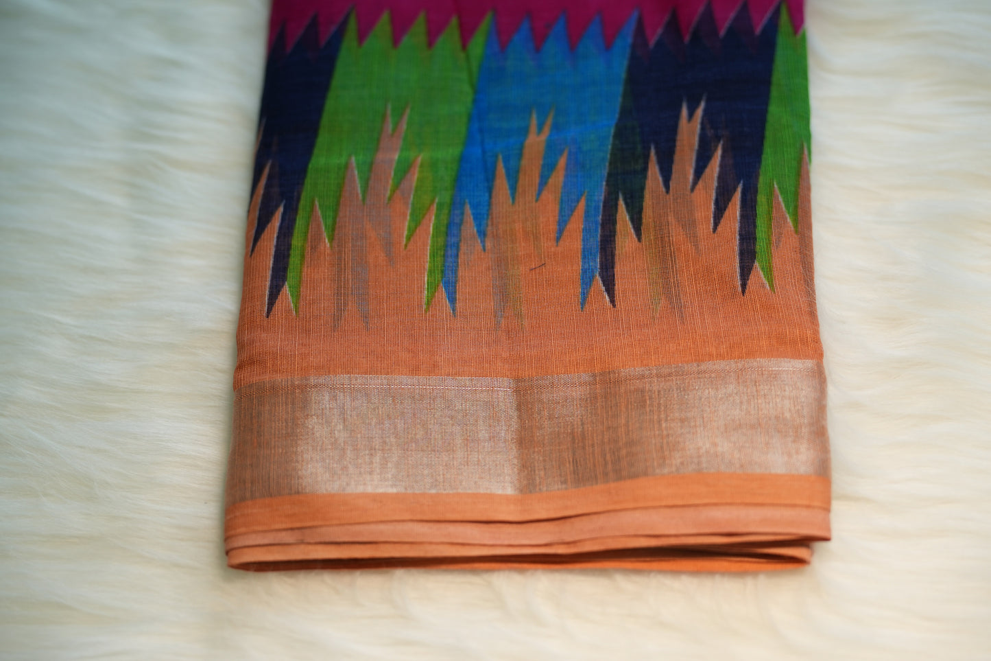 Temple Boarder Saree | SSBS185