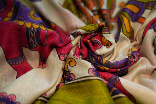 Gaja Dola Silk Saree | SSDS185