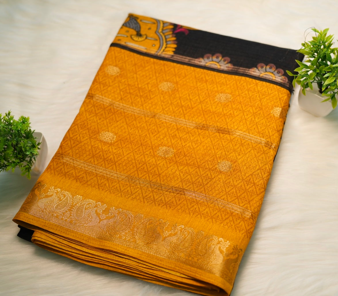 Gaja Dola Silk Saree | SSDS185