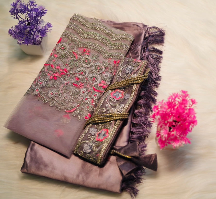 Party Wear Silk Saree | SSPS186
