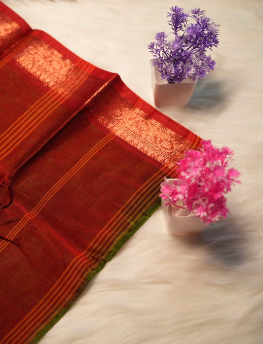 Rich Temple Cotton Saree | SSTS192