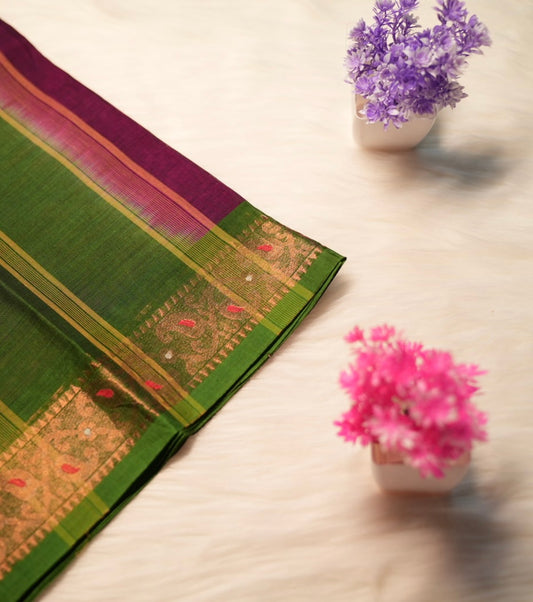 Rich Temple Cotton Saree | SSTS192