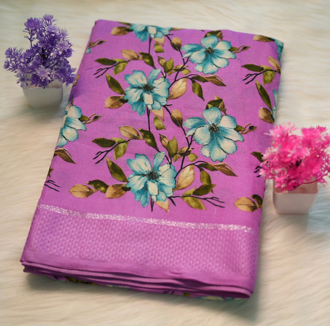 Semi Mysore Silk Saree | SSMS193