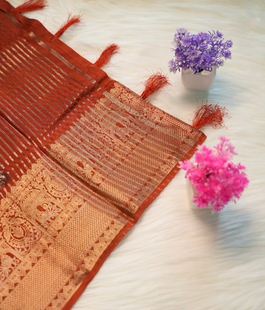 Viscose Silk Saree | SSMS194