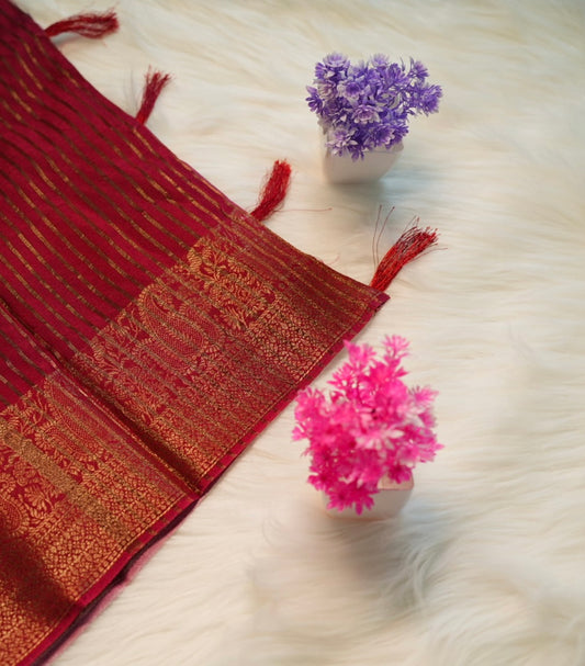 Viscose Silk Saree | SSMS194