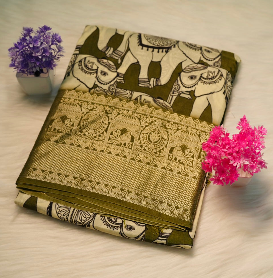 Viscose Silk Saree | SSMS194