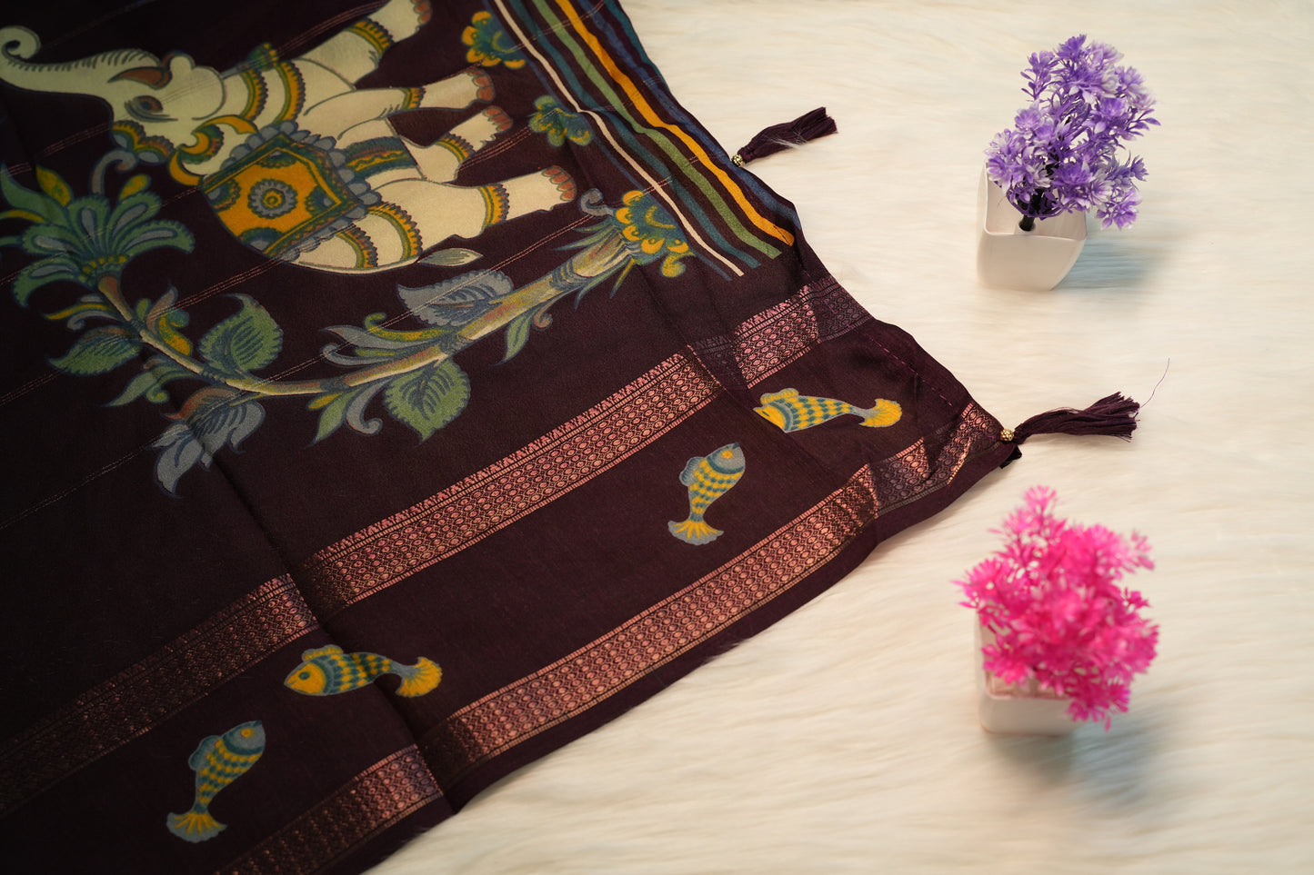 Fancy Fish Saree | SSFS205