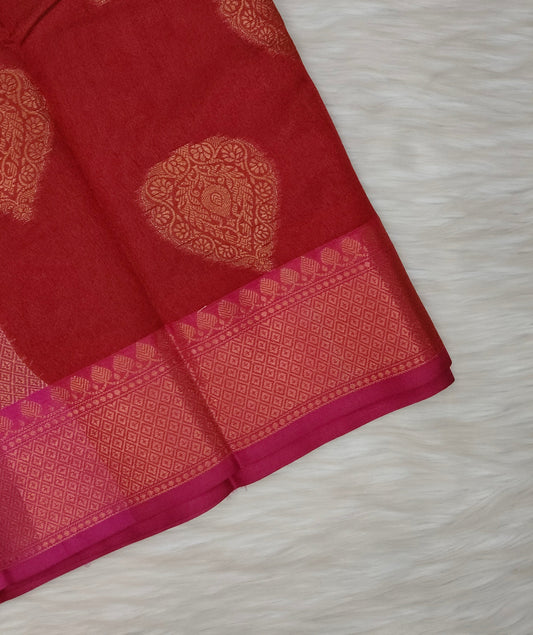 Semi Silk With Buttas Saree | SSSB434