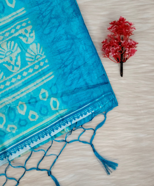 Polyster Cotton Saree | SSPC441