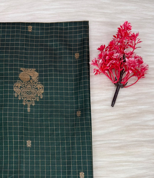 Soft Silk Check Saree | SSSC469