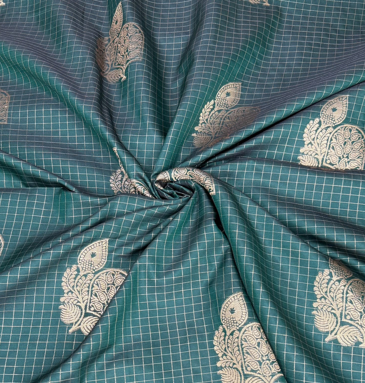 Soft Silk Check Saree | SSSC469