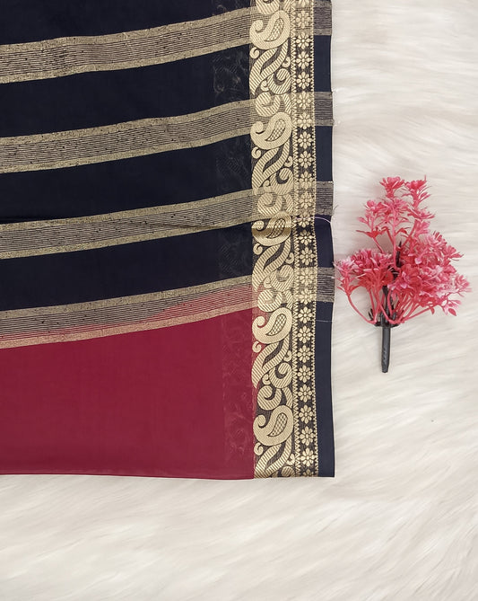Mysore Crepe Saree | SSMC481
