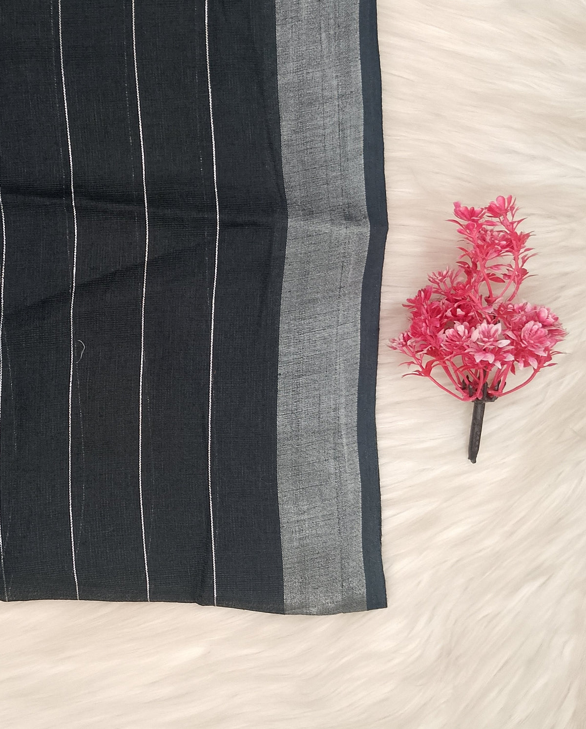 Linen Cotton Saree | SSLC490