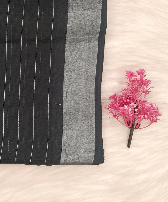 Linen Cotton Saree | SSLC490