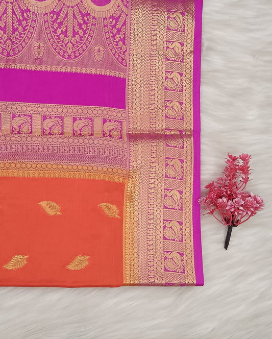 Mysore Crepe Silk Saree | SSMC491