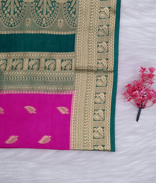 Mysore Crepe Silk Saree | SSMC491