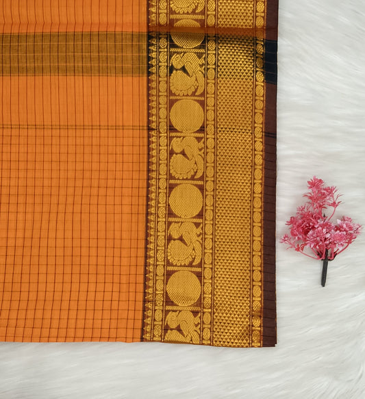 Kalyani Cotton Checks Saree | SSKC495