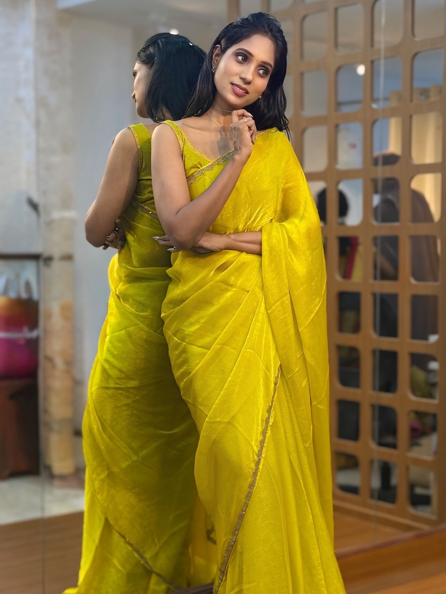 Space Silk Saree | SSSS283