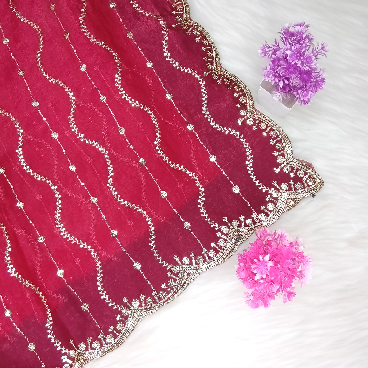 Designer Space Silk Saree | SSDS282