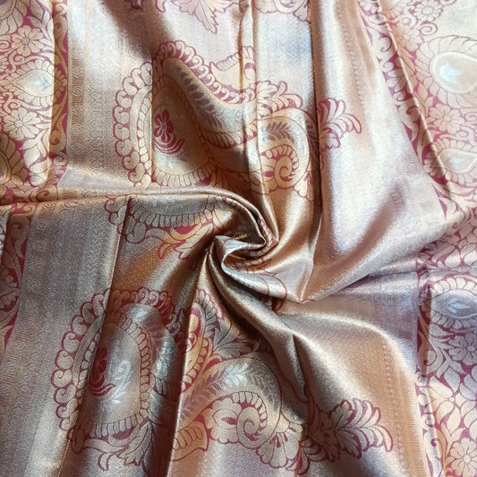 Antique Gold Kanchi Silk Saree | SSEP334