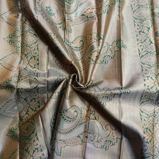 Antique Gold Kanchi Silk Saree | SSEP334