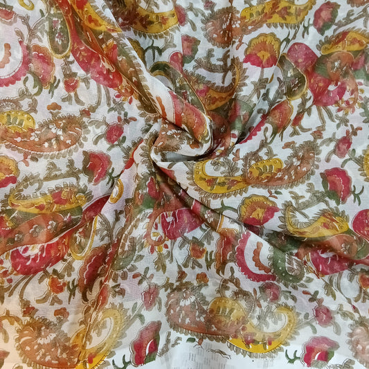 Kalamkari Printed Saree | SSKP356