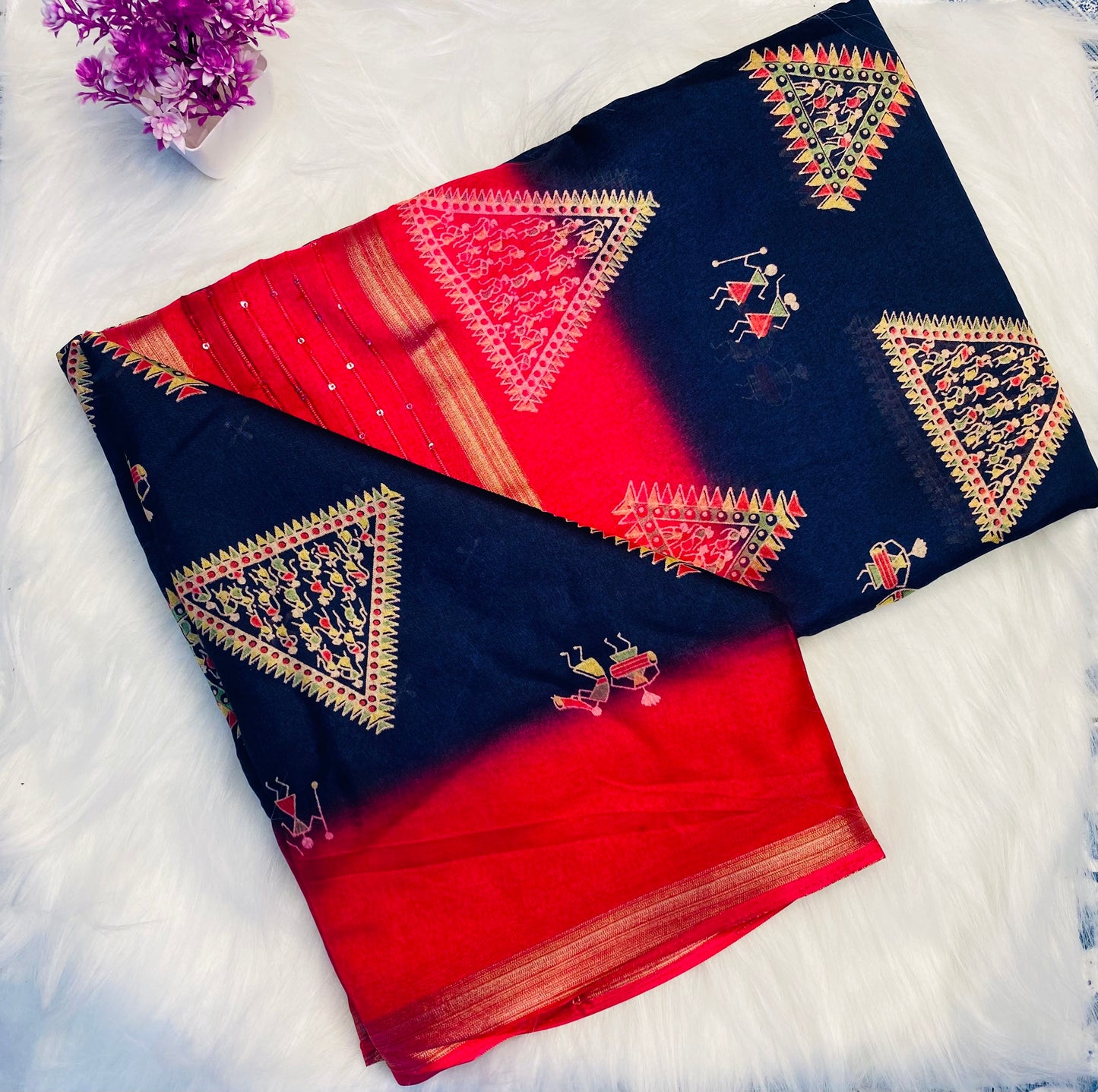 Dola Silk Saree | SSDS163