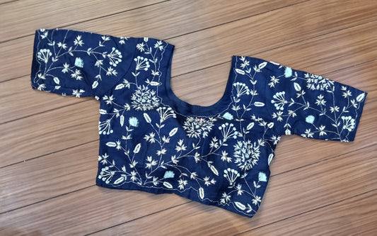 Readymade Blouse Navy Blue | SSRB316