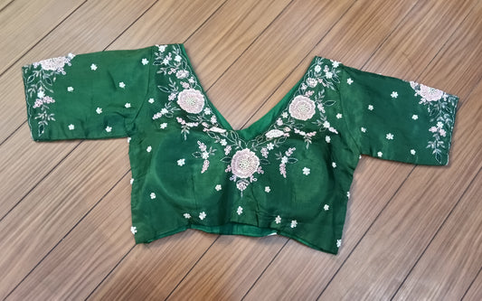 Readymade Blouse Green | SSRB316