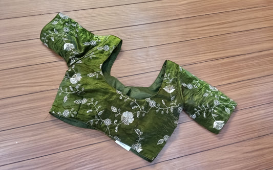 Readymade Blouse Olive Green | SSRB316