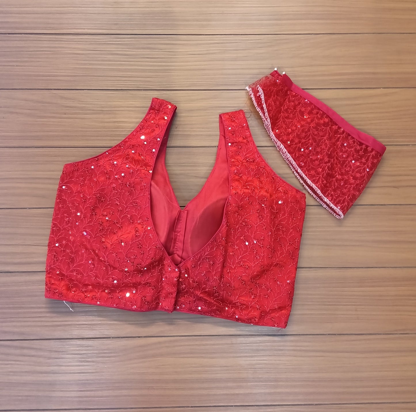 Readymade Blouse Red | SSRB316